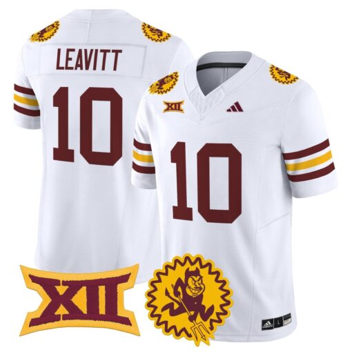 Sam Leavitt Jersey #10 Arizona State Sun Devils 1975 Throwback Stitched - Image 2
