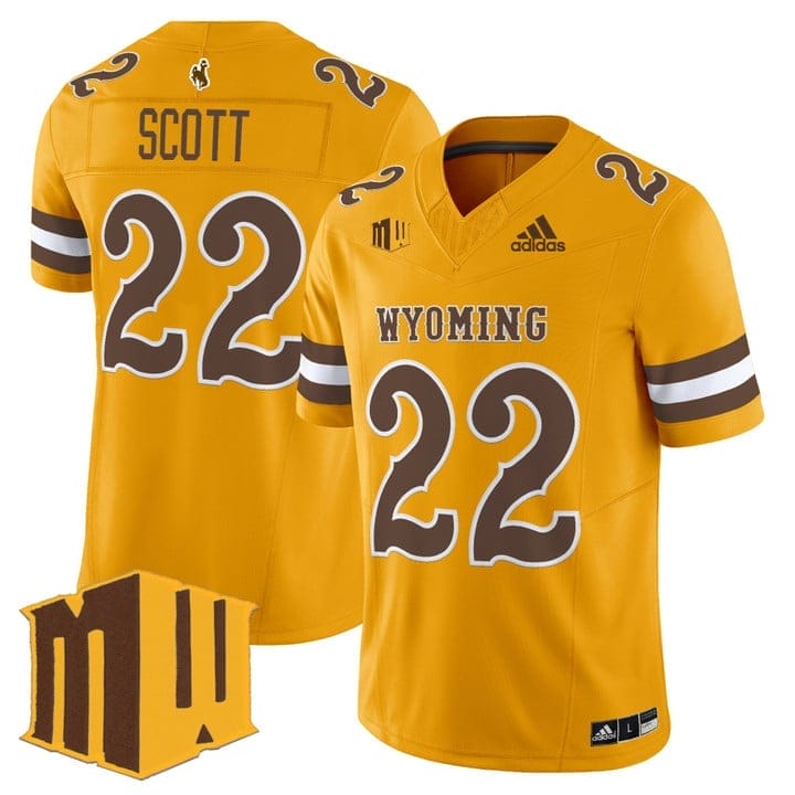 Sam Scott Jersey #22 Wyoming Cowboys 2025 Vapor Limited Stitched - Image 5