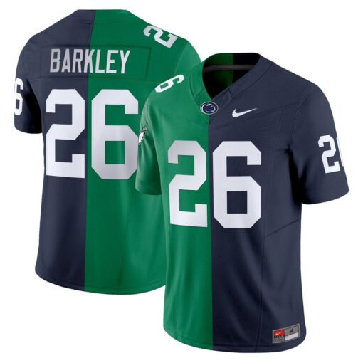 Saquon Barkley Jersey #26 Penn State Nittany Lions Split Stitched - Image 2
