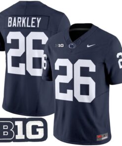 Saquon Barkley Jersey 26 Penn State Limited 2025 Stitched Navy