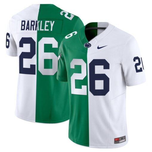 Saquon Barkley Jersey #26 Penn State Nittany Lions Split Stitched