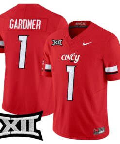 Sauce Gardner Jersey 1 Cincinnati Bearcats 2025 Vapor Limited Stitched Red