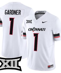 Sauce Gardner Jersey 1 Cincinnati Bearcats 2025 Vapor Limited Stitched White