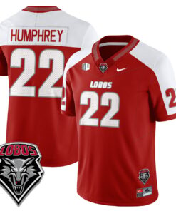 Scottre Humphrey Jersey 22 UNM Lobo Football 2025 Stitched Alternate