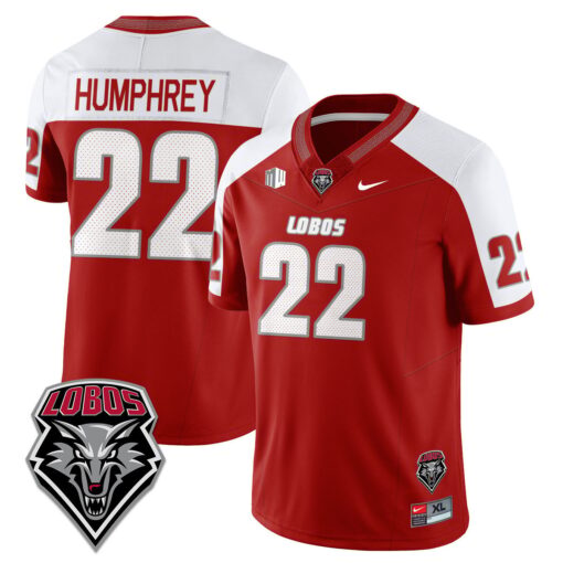 Scottre Humphrey Jersey #22 UNM Lobo Football 2025 Stitched - Image 3