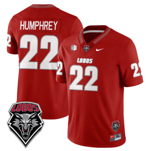 Scottre Humphrey Jersey #22 UNM Lobo Football 2025 Stitched