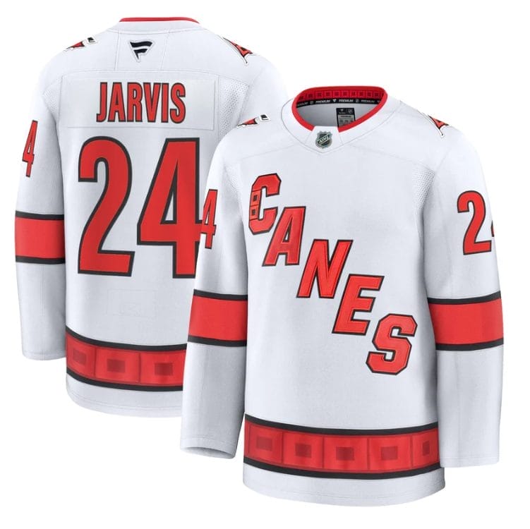 Seth Jarvis Jersey #24 Carolina Hurricanes 2025 - 26 Premium Stitched - Image 4