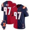 SimeonRiceJersey 97IllinoisFightingIlliniSplitVaporLimitedStitched
