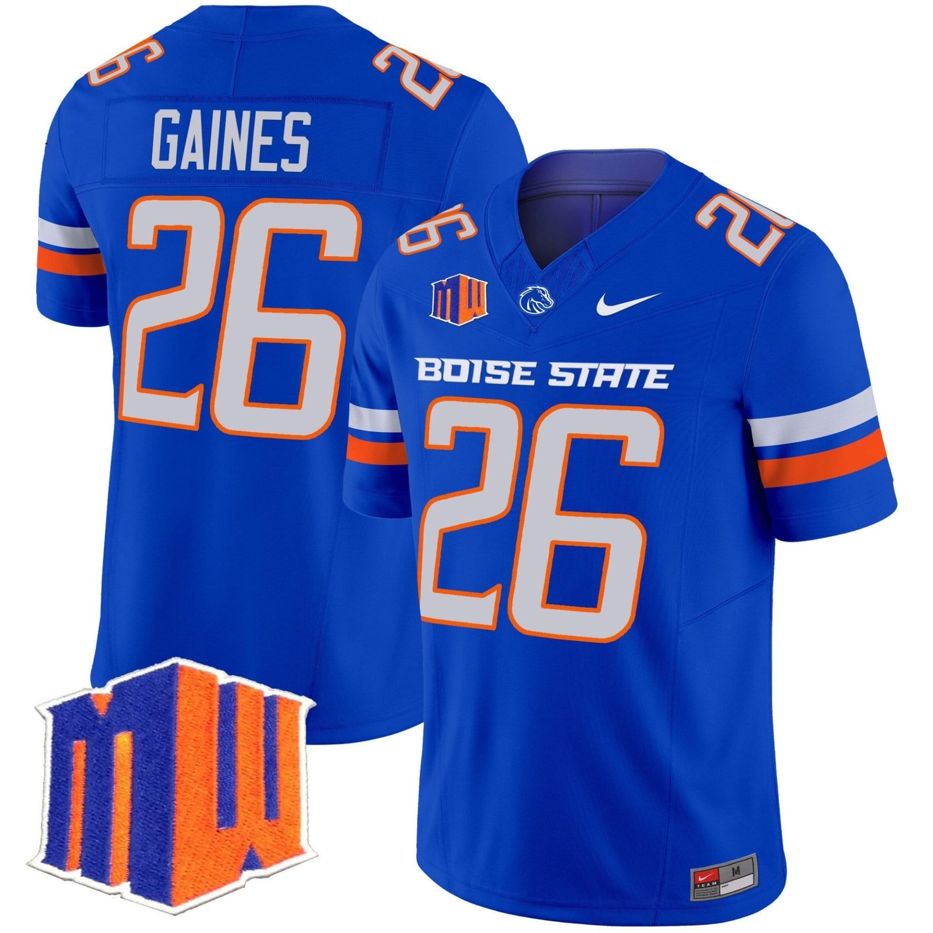 Sire Gaines Jersey #26 Boise State Broncos 2025 Vapor Stitched - Image 5