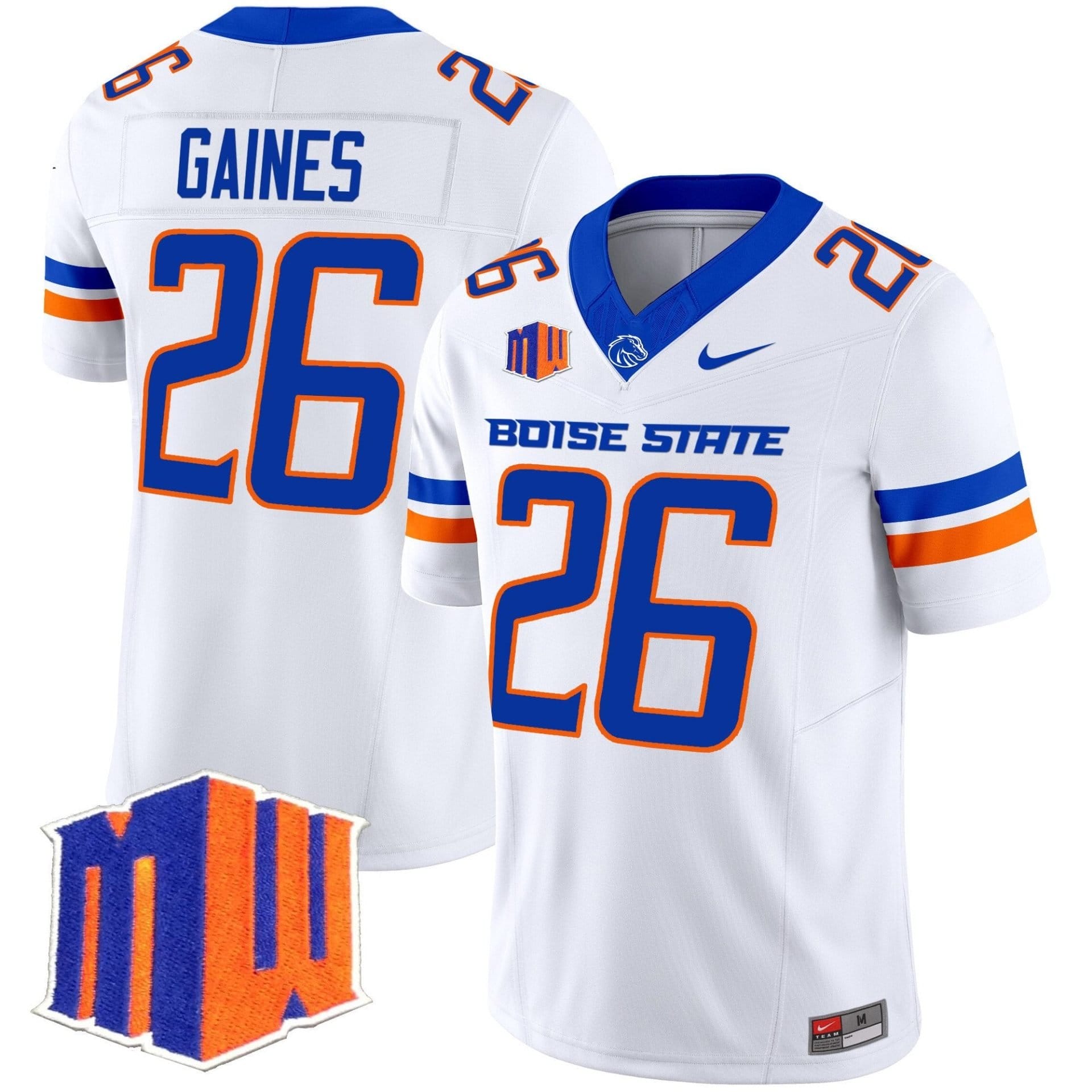 Sire Gaines Jersey #26 Boise State Broncos 2025 Vapor Stitched - Image 2
