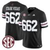 Stark Vegas Jersey 662 Mississippi State Bulldogs Dark Mode Stitched Black