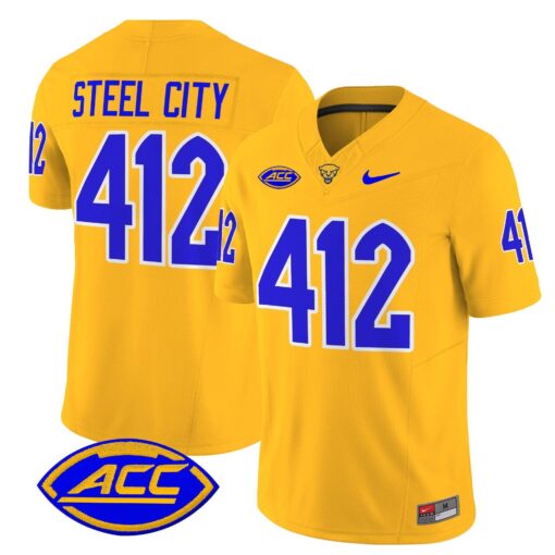 Steel City Jersey #412 Pittsburgh Panthers 2025 Limited Stitched - Image 2