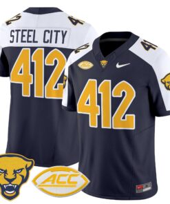 Steel City Jersey 412 Pittsburgh Panthers 2025 Limited Stitched Navy Alter 454dd10b bdd2 4589 afb4 911f67d55e66