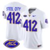 Steel City Jersey 412 Pittsburgh Panthers 2025 Limited Stitched White cd02ad9a fb54 4e8c b87f 6f5f34efd877