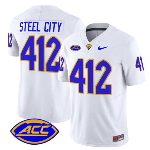 Steel City Jersey #412 Pittsburgh Panthers 2025 Limited Stitched
