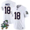Steve Angeli Jersey 18 Notre Dame 2025 Gridiron Leprechaun Edition White 237833a2 6fb1 419d b6b6 3725f97f0530