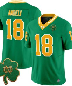 Steve Angeli Jersey 18 Notre Dame 2025 Vapor Limited V3 Stitched Throwback 46dde657 f6d0 447f a062 740f6b6979dd