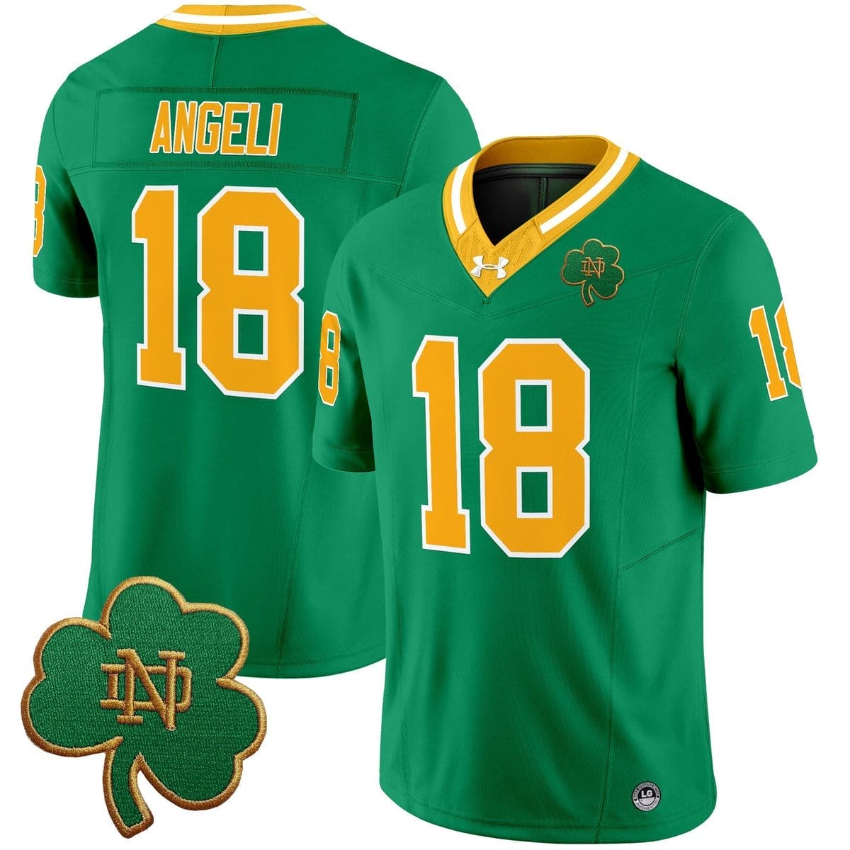 Steve Angeli Jersey #18 Notre Dame 2025 Vapor Limited V3 Stitched - Image 4