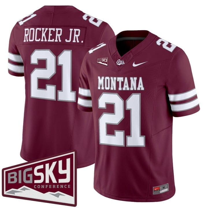 Stevie Rocker Jr Jersey #21 Montana Grizzlies 2025 Vapor Stitched - Image 5