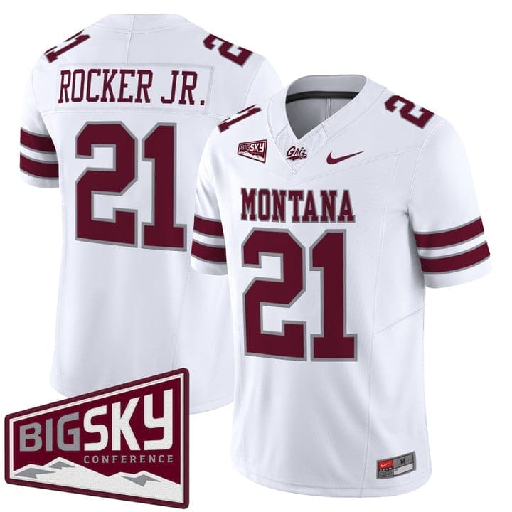 Stevie Rocker Jr Jersey #21 Montana Grizzlies 2025 Vapor Stitched - Image 2