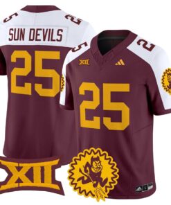 Sun Devils Jersey 25 Arizona State 1975 Throwback Limited Stitched Maroon Alter