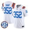 Swamp Jersey 352 Florida Gators 1960s Throwback Vapor Limited White