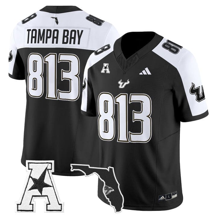 Tampa Bay Jersey #813 South Florida Bulls 2025 Vapor Limited Stitched - Image 3