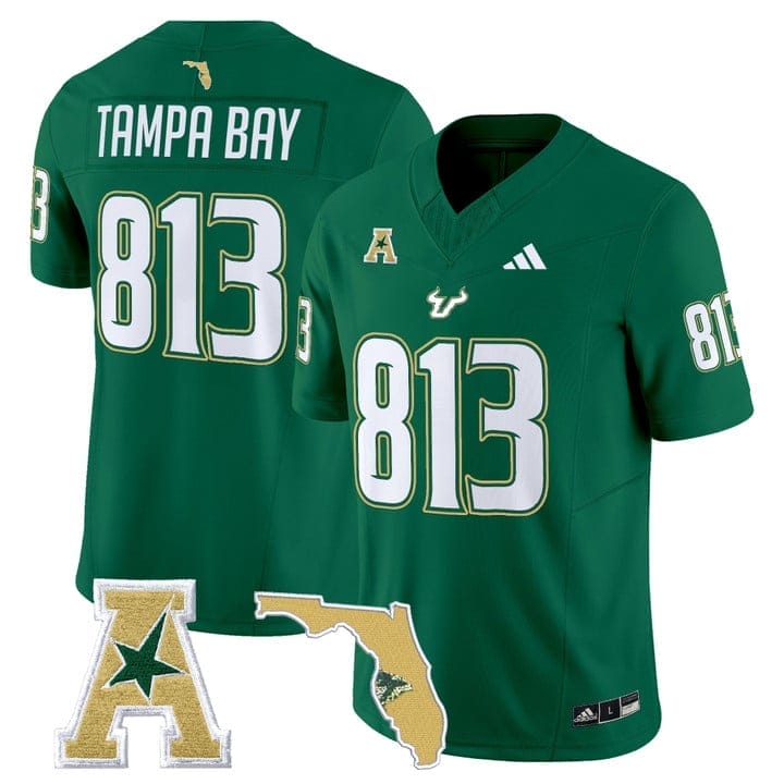 Tampa Bay Jersey #813 South Florida Bulls 2025 Vapor Limited Stitched - Image 4