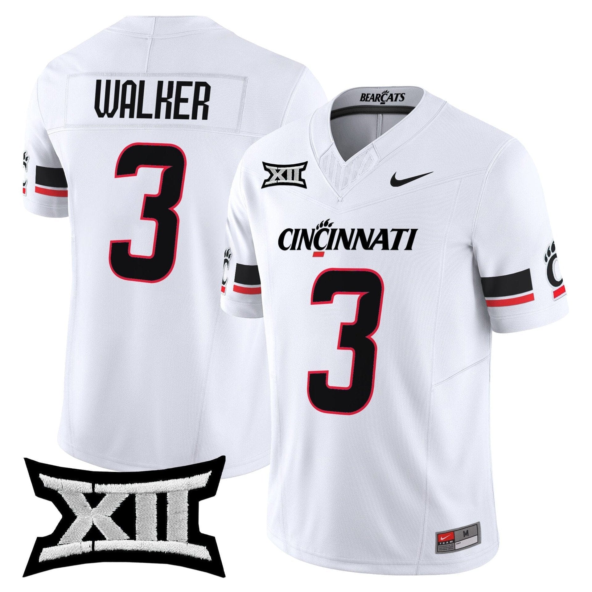 Tawee Walker Jersey #3 Cincinnati Bearcats 2025 Vapor Limited Stitched - Image 2