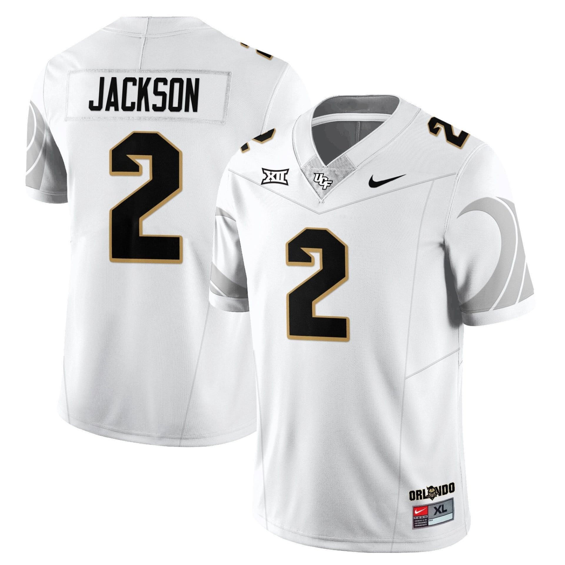 Tayven Jackson Jersey #2 UCF Football 2025 Core Uniforms Stitched - Image 2