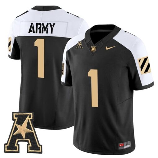 Team Jersey #1 Army Black Knights 2025 Vapor Limited Stitched - Image 2