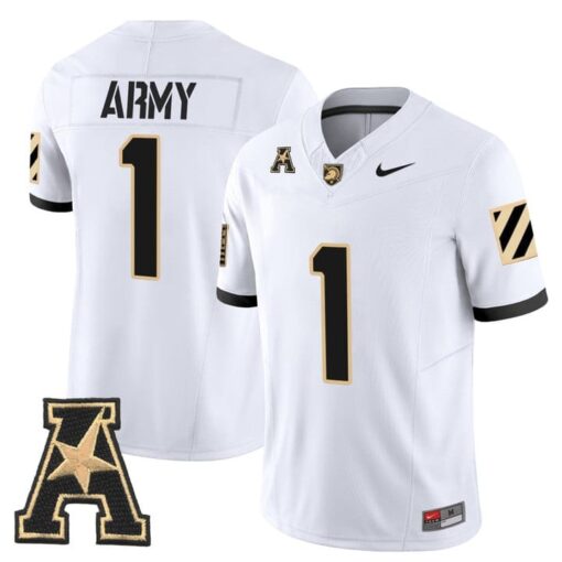 Team Jersey #1 Army Black Knights 2025 Vapor Limited Stitched - Image 5