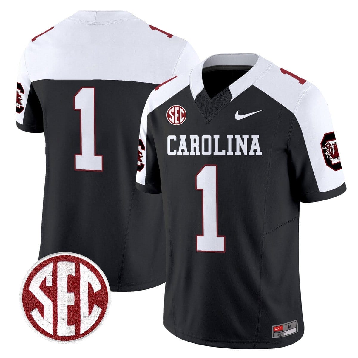 Team Jersey #1 Carolina 1980 Throwback Rebrand 2026 Stitched - Image 3