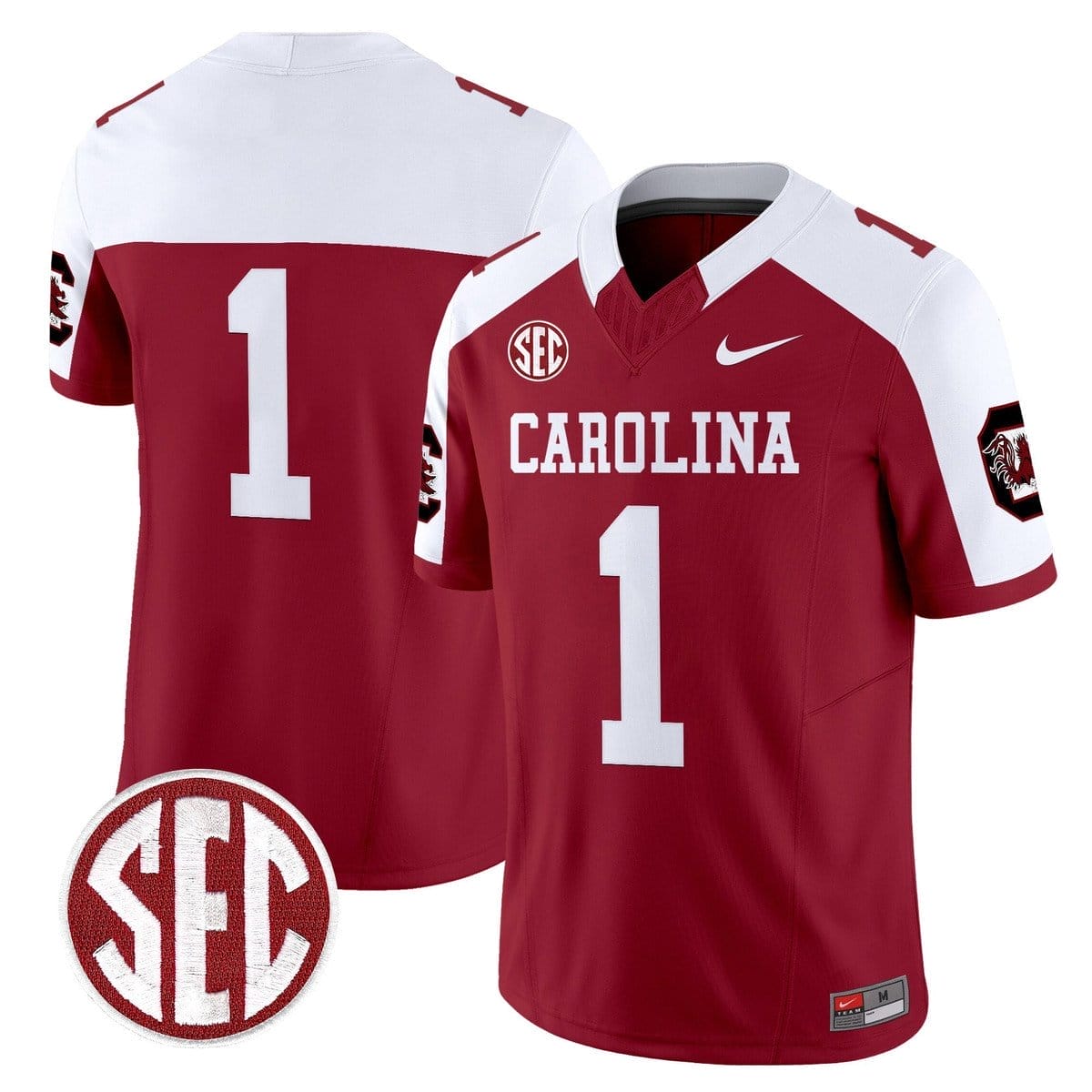 Team Jersey #1 Carolina 1980 Throwback Rebrand 2026 Stitched - Image 5