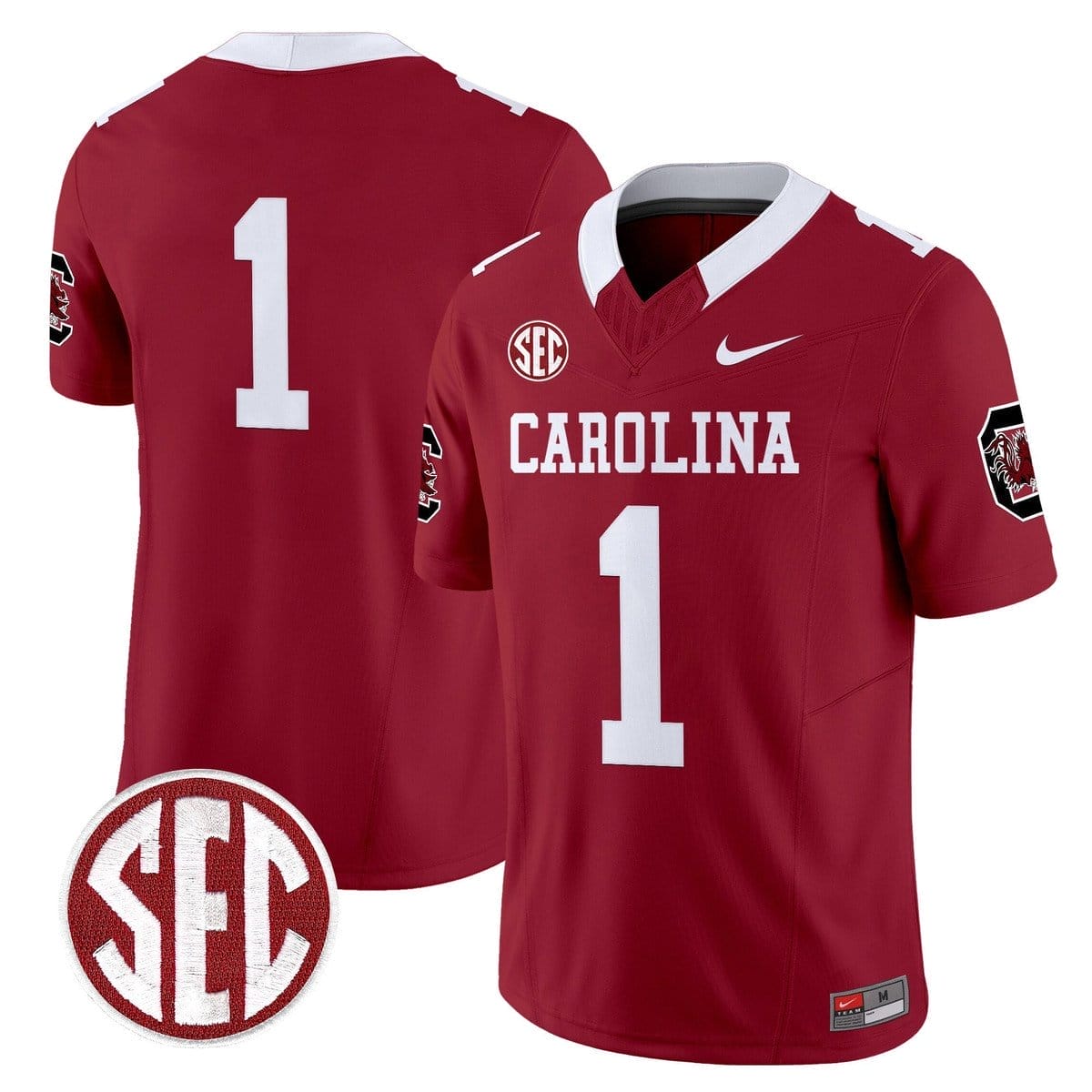 Team Jersey #1 Carolina 1980 Throwback Rebrand 2026 Stitched - Image 4