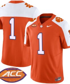 Team Jersey 1 Clemson Tigers 2025 Vapor Limited Stitched Orange ALter