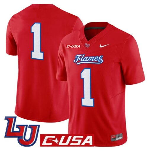 Team Jersey #1 Liberty Flames 2025 Vapor Limited Stitched - Image 5