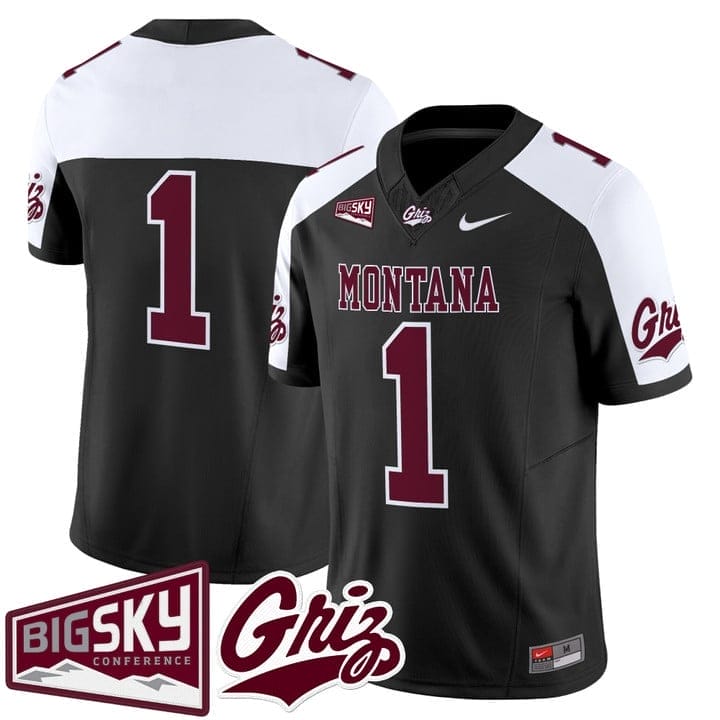 Team Jersey #1 Montana Grizzlies 2025 Vapor Limited Stitched - Image 3
