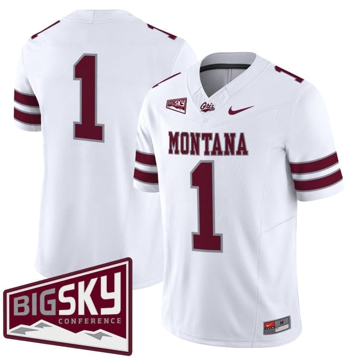Team Jersey #1 Montana Grizzlies 2025 Vapor Limited Stitched - Image 2