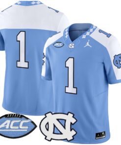Team Jersey 1 North Carolina Tar Heels 2025 Vapor Limited Stitched Blue ALter