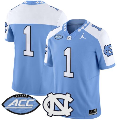 Team Jersey #1 North Carolina Tar Heels 2025 Vapor Limited Stitched - Image 2