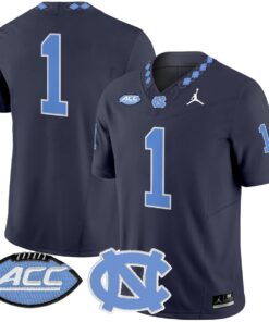 Team Jersey 1 North Carolina Tar Heels 2025 Vapor Limited Stitched Navy