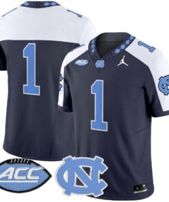 Team Jersey 1 North Carolina Tar Heels 2025 Vapor Limited Stitched Navy Alter