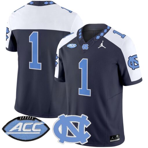 Team Jersey #1 North Carolina Tar Heels 2025 Vapor Limited Stitched - Image 4