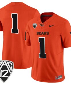 Team Jersey 1 Oregon State Beavers 2025 Vapor Limited Stitched Orange