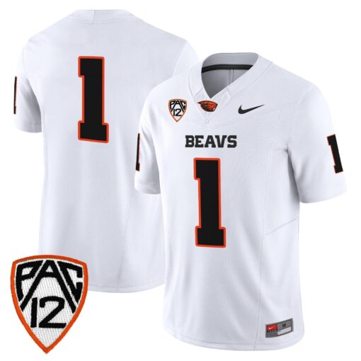 Team Jersey #1 Oregon State Beavers 2025 Limited Stitched Orange Alter - Image 2