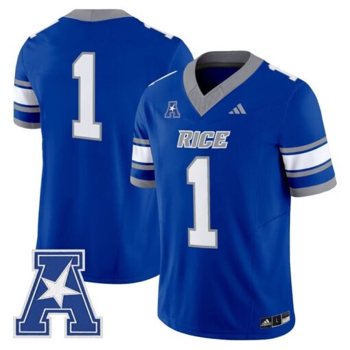 Team Jersey #1 Rice Owls 2025 Vapor Limited Stitched - Image 3