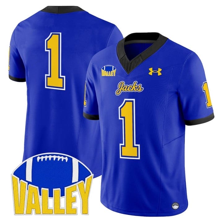 Team Jersey #1 South Dakota State Jackrabbits 2025 Stitched - Image 4
