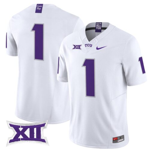 Team Jersey #1 TCU Horned Frogs 2025 Vapor Limited Stitched - Image 2