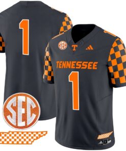Team Jersey 1 Tennessee Vols Rebrand 2026 Checkerboard Stitched Smokey Grey bb79c096 0f16 477d a8d8 3775c294794c